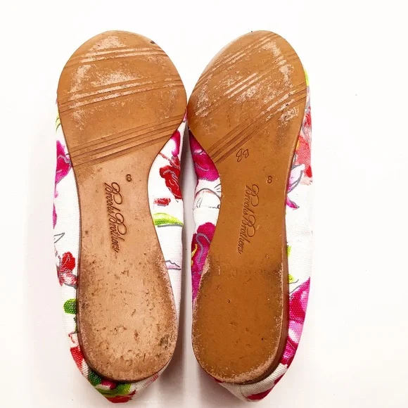 {Brooks Brothers} Floral Ballet Flats - Picture 5 of 6